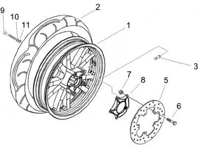 Rear wheel