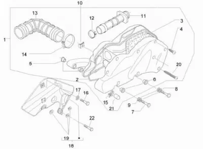 Air intake filter