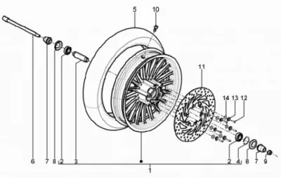 Front wheel