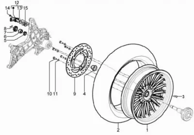 Rear wheel