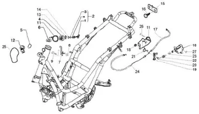 Lock set - ignition switch - starter switch - Lock