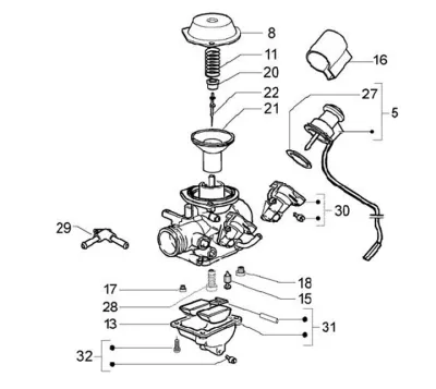 Carburettor parts