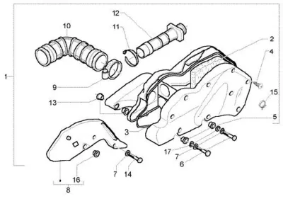 Air intake filter