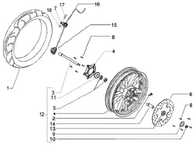 Front wheel