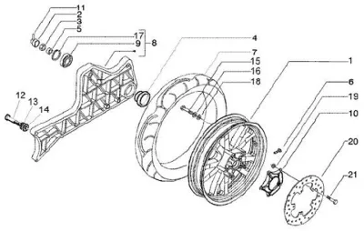 Rear wheel