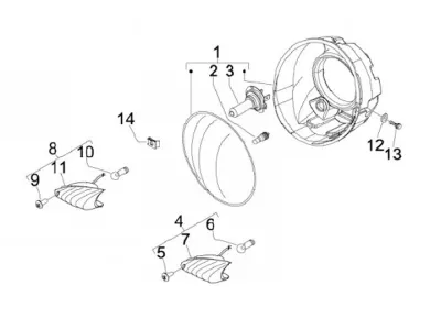 Headlight - indicator