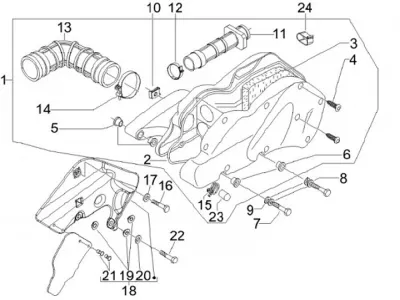 Air intake filter
