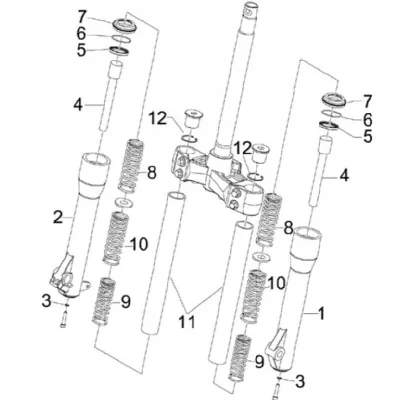 Fork parts (Escorts)