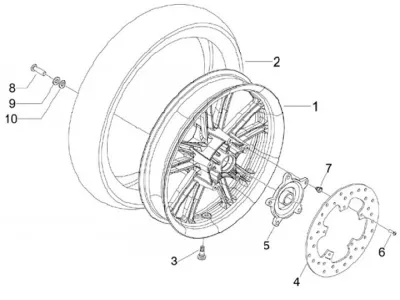 Rear wheel