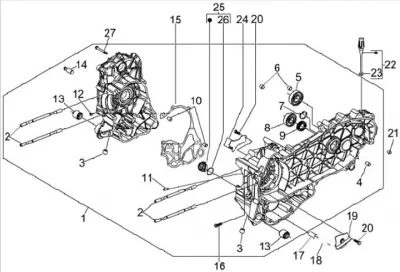 Carcasa de motor
