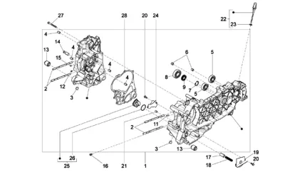 Engine casing