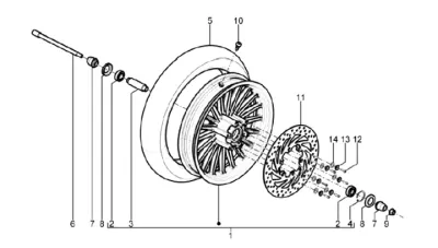 Front wheel