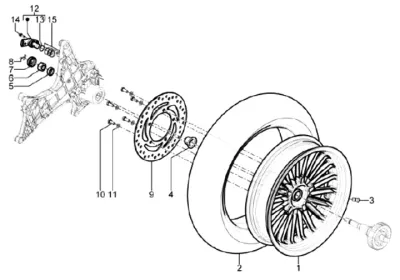 Rear wheel
