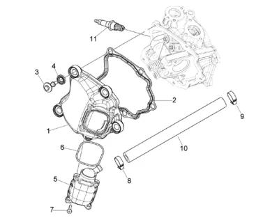 Tapa deflector cilindro