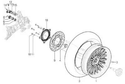 Rear wheel