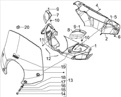 Handlebar top
