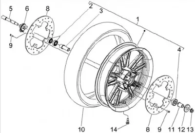 Front wheel