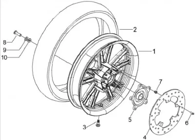Rear wheel