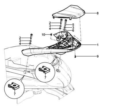Rear rack