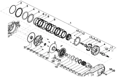 Rear pulley - clutch