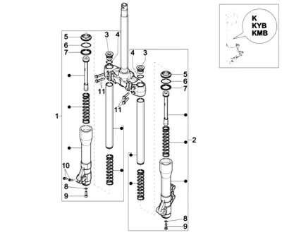 Fork parts