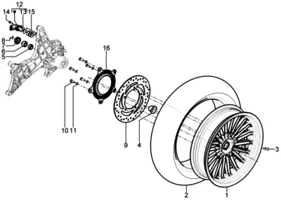 Rear wheel