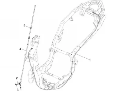 Tachometer Shaft - Seat Cover Pull