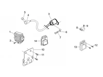 Regulator - Kontrol Unit - Koil Penyalaan