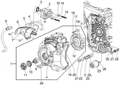 Air Pump - Oil Filter