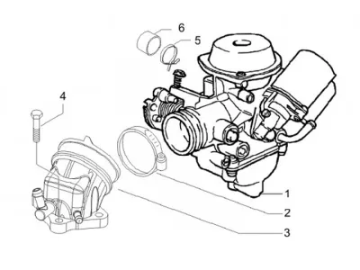 Carburettor - intake manifold