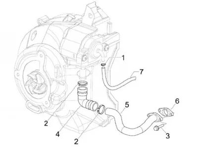 Secondary air housing