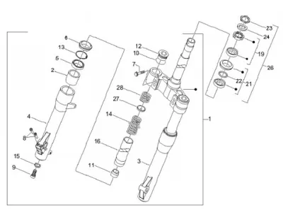 Fork - steering set