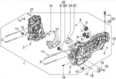 Carcasa de motor