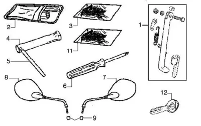 Spiegel - Boordgereedschap