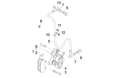 Front brake system