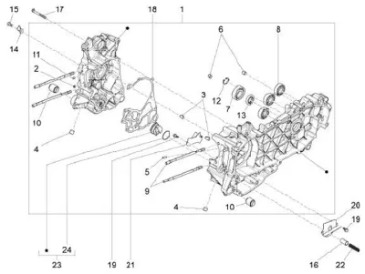 Engine casing