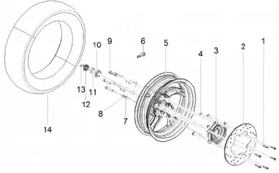 Rear wheel