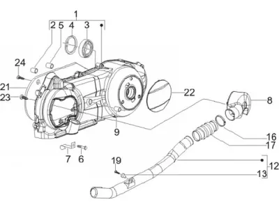 Couvercle carter moteur