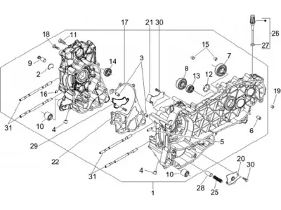 Engine casing