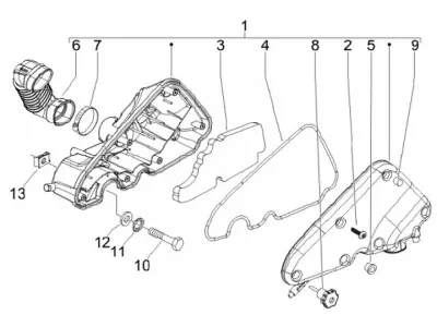 Air intake filter