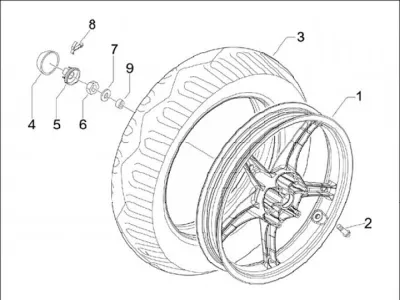 Rear wheel