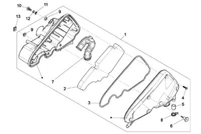 Air intake filter