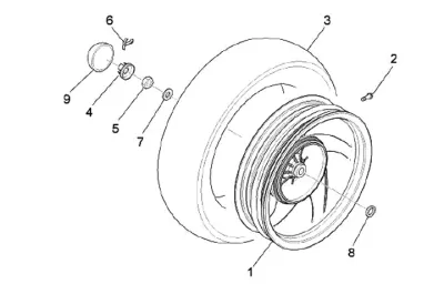 Rear wheel