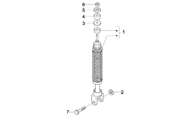 Rear shock absorber