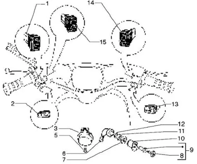 Lock set - switch - ignition switch