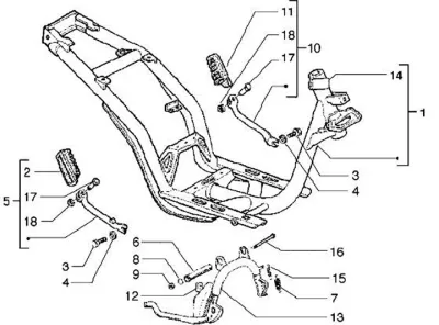 Chassis - centre stand