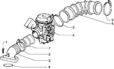 Carburettor - intake manifold