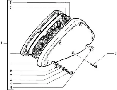 Air intake filter