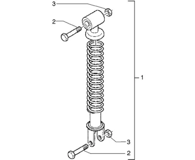 Rear shock absorber