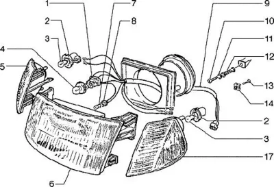 Headlight - indicator